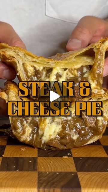 334K views · 32K likes | Ronin Olsen on Instagram: "Steak & Cheese Pie   a.k.a the ultimate kiwi classic in my humble opinion 🫶🏽  Ingredients to make 4 large pies   - Beef chuck steak 1kg - Flour 4 tbsp - Oil for searing meat - Paprika 1 tbsp - Thyme 4-5 stalks - Garlic powder/granules 2 tsp - Onion powder/granules 4 tsp - Beef stock 1000ml  Coat the beef in flour and sear it off in oil before adding the other ingredients above. My beef took about 2.5 hours to cook because chuck steak is cheap and tough, but you could use a different cut of meat that cooks faster.   - salt and pepper   Season everything after the beef is cooked.   - Corn starch mixed with cold water to thicken steak mixture at the end.  - Grease your pie tin with some butter - Shortcrust pastry on the bottom and puff pas Steak And Cheese Pie, Steak And Cheese Pie Recipe, English Steak Pie, Steak Pie Recipe Puff Pastries, Steak And Stilton Pie, Beef And Onion Pasties, Minced Beef And Onion Pie, Fillet Steak Recipes, Puff Pastry Pockets