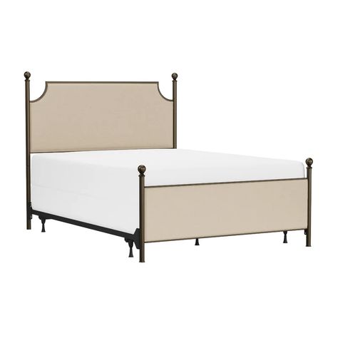 Laurel Foundry Modern Farmhouse Pemberton Heights Low Profile Standard Bed & Reviews | Wayfair Corner Headboard, Affordable Bedroom Furniture, Affordable Bedroom, Nordland, Hillsdale Furniture, Classic Bed, Standard Bed, Upholstered Panels, King Headboard