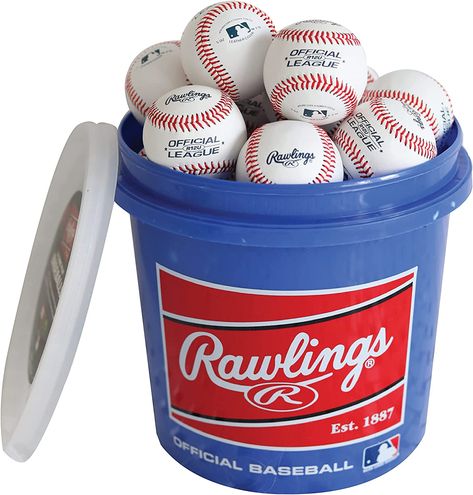 Full-grain leather cover Rawlings Raised seam Composite cork and rubber center Official size and weight practice Baseball Baseball Buckets, Rawlings Baseball, Softball Team, Youth Baseball, Softball Players, Play Baseball, Cycling Workout, Game Play, Baseball Softball