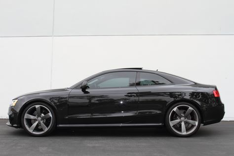 Exactly what I want, next vehicle Audi A5 Coupe Black, Audi A5 Black, Audi S5 Coupe, Allroad Audi, Audi Wheels, Audi A5 Coupe, A5 Coupe, Black Audi, Coilover Suspension