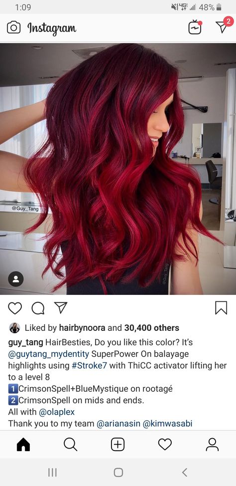 Burgundy Red Hair Burgundy Red Hair, Shades Of Red Hair, Red Hair Inspo, Vivid Hair Color, Dyed Red Hair, Bright Red Hair, Dark Red Hair, Spring Hair Color, Hair Color Shades