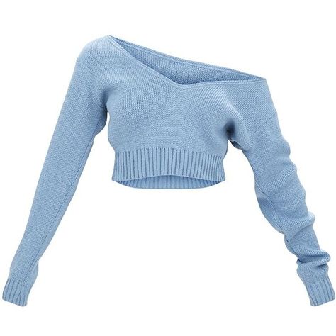 Adelaida Dusty Blue Off Shoulder Knitted Crop Jumper (335 MXN) ❤ liked on Polyvore featuring tops, sweaters, cropped jumper, blue jumper, blue sweater, off the shoulder tops and blue crop top Blusas Crop Top, Off The Shoulder Jumper, Crop Jumper, 일본 패션, Crop Pullover, Cropped Pullover, Sweater Crop, Blue Crop Tops, Off Shoulder Sweater