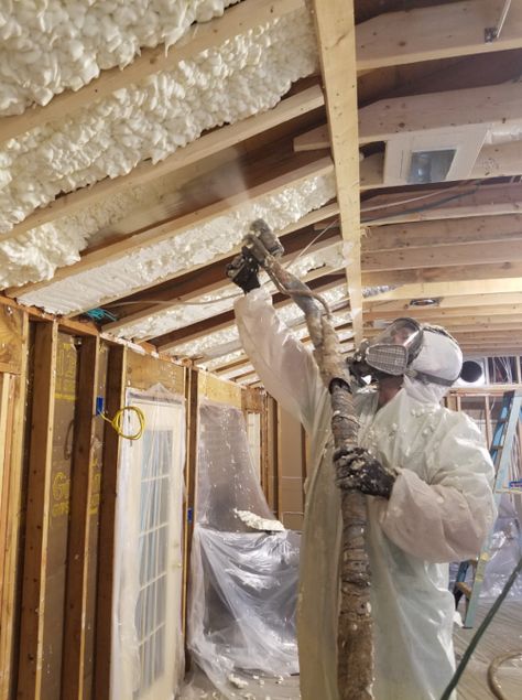 Spray Foam Insulation Kits, Metal Building Insulation, Cellulose Insulation, Andy Bell, Building Insulation, Installing Insulation, Spray Insulation, Roof Insulation, Staten Island New York