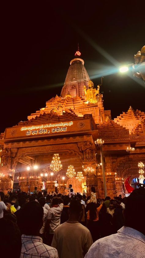 Hanuman Temple Snap, Shri Ram Mandir Ayodhya Photo, Ram Mandir Aesthetic, Ayodhya Snap, Ujjain Mandir, Barish Pics Real, Barish Pics, Siddhivinayak Temple, Vrindavan Photography