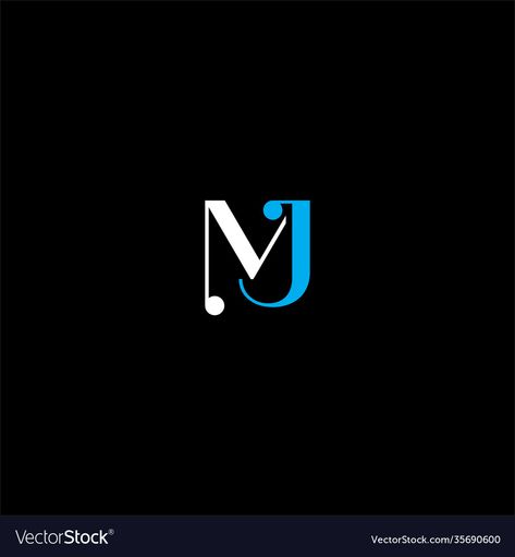 Mj Name Logo, M And J Letters, Mj Logo Design Letter, M J Logo, Mj Monogram, J Letter Logo, Mj Logo, Black Color Background, Dslr Blur Background