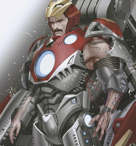 Obadiah Stane, Inhyuk Lee, Howard Stark, Wolverine First Appearance, Reed Richards, Earth's Mightiest Heroes, Marvel Character Design, Ultimate Marvel, Avengers 1