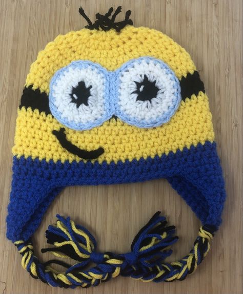 Crochet minion hats