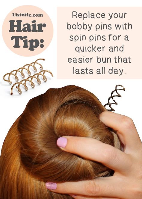 20 Of The Best Hair Tips You'll Ever Read Hair Care Tips, Hair Tips, Upside Down French Braid, Spin Pin, Good Hair Day, Hair Journey, Best Hair, Hair Day, Up Hairstyles