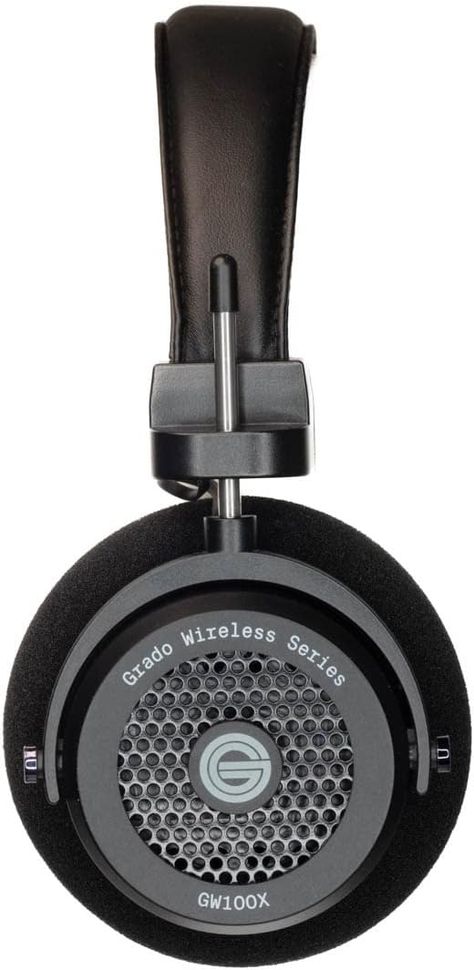 GRADO GW100x Bluetooth Open-Back Wireless On-Ear Headphones: Amazon.co.uk: Electronics & Photo Open Back Headphones, Padded Headband, Black Headphones, Ear Headphones, Sell On Amazon, Bluetooth Headphones, Wireless Headphones, In Ear Headphones, Black Silver