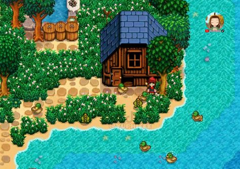 Farm Design Layout, Beach Farm, Stardew Farms, Stardew Valley Layout, Stardew Valley Tips, Stardew Valley Farms, Easy Minecraft Houses, Farm Layout, Farm Design