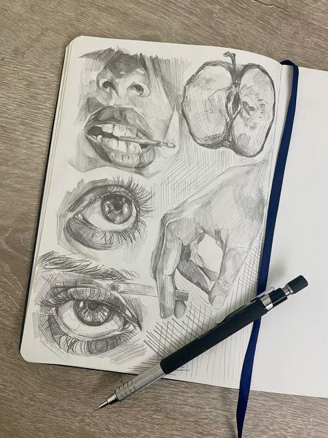 #art #sketchbook #inspo Sketchbook Reference Photos, Journal Ideas Aesthetic Drawing Sketch, Sketchbook Ideas Pencil, Messy Sketchbook Pages, Sketch Book Ideas Inspiration, Art Sketchesbook, Ap Art Sketchbook, Drawing Aesthetic Sketchbook, Sketchbook Pictures