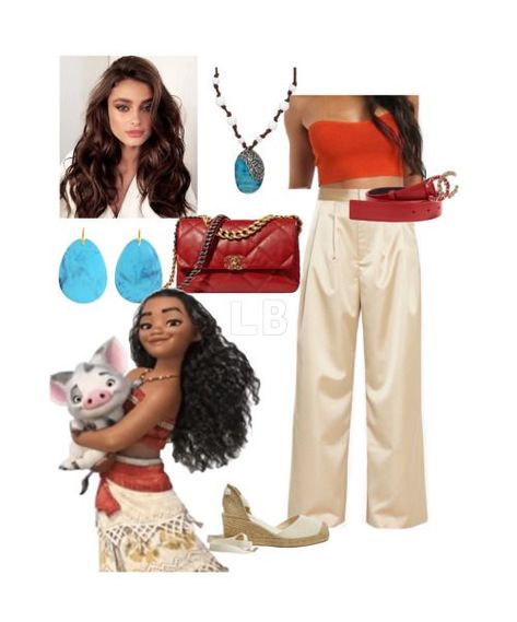 tumblr fashionxdisney Moana Disneybound, Moana Halloween Costume, Disney Character Outfits, Spirit Week Outfits, Disney Princess Outfits, Disney Princess Tiana, Cute Disney Outfits, Princess Halloween Costume, Disney Inspired Fashion