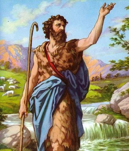 El Elyon, Christian Images, Bible Passages, Biblical Inspiration, Sandals Casual, Saint John, Painted Clothes, John The Baptist, Jesus Pictures