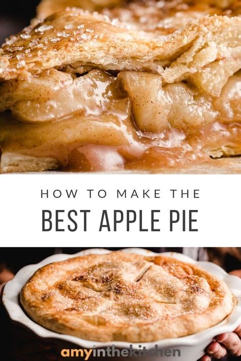 Deep Dish Apple Pie, The Best Apple Pie, Apple Pie Recipe Homemade, Pie Baking, Homemade Apple Pie, Best Apple Pie, Easy Apple Pie, Homemade Apple Pies, Pie Crust Recipes