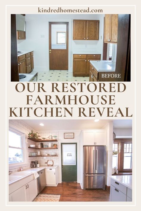 Old House Kitchen Renovation, 100 Year Old House Renovation Ideas, Old Farmhouse Renovation, 1920 Farmhouse, Old Farmhouse Remodel, 100 Year Old Farmhouse, Kitchen Restoration, Old Home Renovation, Old Farmhouse Kitchen