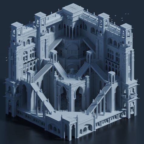 ArtStation - The Sun Palace Palace Concept Art, Royal Palace Concept Art, Futuristic Palace Concept Art, Celestial Palace, Sky Palace Concept Art, Indian Palace Concept Art, Sun Palace, Fantasy Castles, Voxel Art