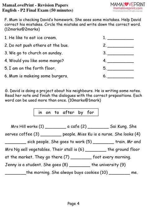 #MamaLovePrint #GeneralEnglish #EnglishPaper #EnglishQuiz #EnglishExam #EnglishGrammar #Grammar #GrammarWorksheets #ESLWorksheets #EnglishTeachingResources #LearningEnglish #EnglishWorksheets #EnglishWorksheet #EnglishPrintable #EnglishPDF #WorksheetPDF #FreeDownload #HomeLearning #FreeExercise #EnglishGrammarExercises #Primary2English #Grade2English #EnglishForGrade2 #SecondGradeEnglish #2ndGradeEnglish Grade 2 English Worksheets, Grade 2 English, General English, English Exam, Final Exams, English Worksheets, Grade 2, 2nd Grade, Homework