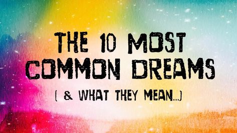 10 Dreams People Have Often (And What They Mean) Average People, Dream L, Positive Stories, Bad Dreams, Power Of Positivity, Why People, A Bad, Self Help, To Tell