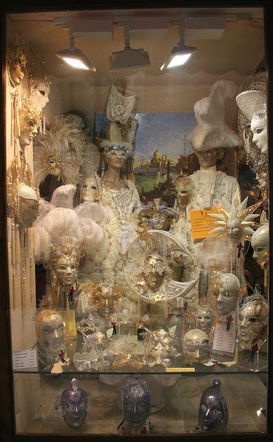 Venetian Mask Shop, Venice, Italy. Benjamin Shine, Venetian Wedding, 5th Avenue New York, Venice Carnival Costumes, Venice Mask, Decoration Vitrine, Venetian Carnival, Carnival Of Venice, Venice Carnival