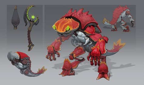 Crab by armandeo64 on DeviantArt Alien Crab Concept Art, Crab Robot Concept Art, Crab Character Design, Crab Robot, Crab Art, Beast Creature, Cool Monsters, Alien Concept Art, Monster Concept Art