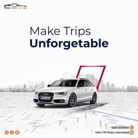 We are making your trip comfortable. 𝐂𝐚𝐥𝐥 𝐮𝐬 𝐚𝐧𝐝 𝐛𝐨𝐨𝐤 𝐲𝐨𝐮𝐫 𝐜𝐚𝐫 𝐧𝐨𝐰. Contact now for booking 0335-0026050 . . . . . #Carrental #Travel #Vacation #Carhire #Luxury #Cars #Pakistan #Toyota #Honda #Islamabad #Luxurycars #Rentacar #Kia #Tourism #Landcruiser #BMW #Mercedes #Audi #Auto #Car #Rental Rental Car Hacks, Logistics Design, Car Advertising Design, Car Ui, Wedding Car Hire, Ads Creative Advertising Ideas, Luxury Car Rental, Ad Car, Creative Advertising Design