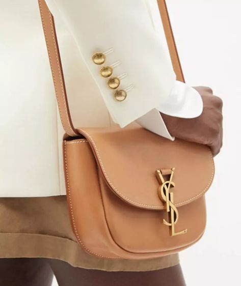 Designer Crossbody Bags_0012_6a SAINT LAURENT Kaia small YSL-plaque leather cross-body bag Matching Color Outfits, Crossbody Bags 2023, New York Winter Fashion, Vancouver Style, Ysl Crossbody Bag, Chanel Handbags Classic, Ysl Handbags, Best Crossbody Bags, Ysl Bags