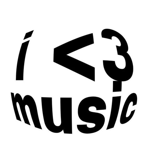 ... I <3 Music Round Pfp, Fisheye Pfps Text, Cute Profile Pictures For Tik Tok, Pfp I Love Music, Round Pfp Text, I Love Music Pfp, Yt Music Icon, Pfp For Tik Tok, Tik Tok Profile Pictures