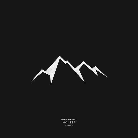 Logo Montagne, Daily Minimal, Geometric Logo Design, Adventure Logo, Tattoo Graphic, Mountain Logos, 광고 디자인, Photo Logo Design, Mountain Designs