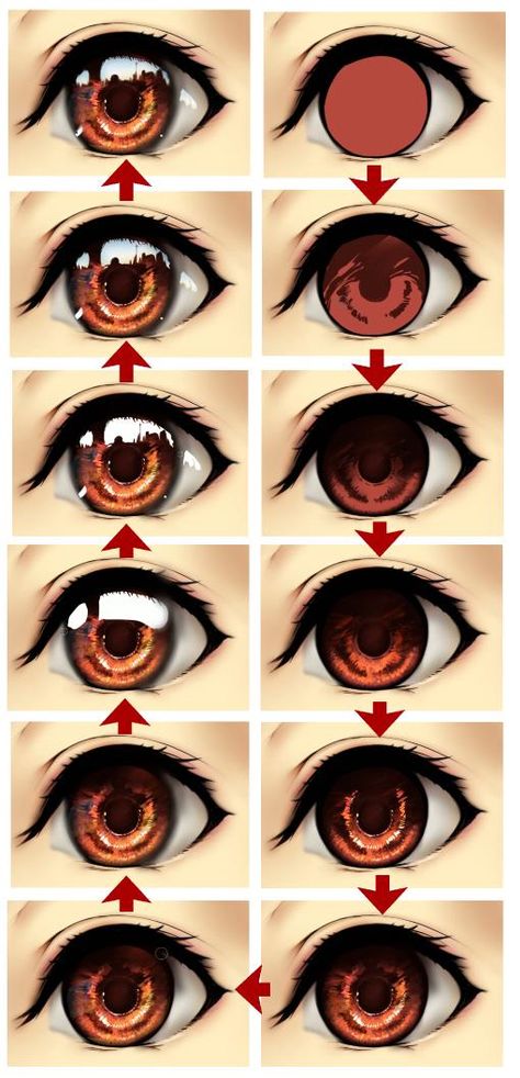 الفن الرقمي, Eye Drawing Tutorials, Digital Art Beginner, Seni Dan Kraf, 캐릭터 드로잉, Anime Eye Drawing, Digital Painting Tutorials, Anime Drawings Tutorials, Art Tutorials Drawing