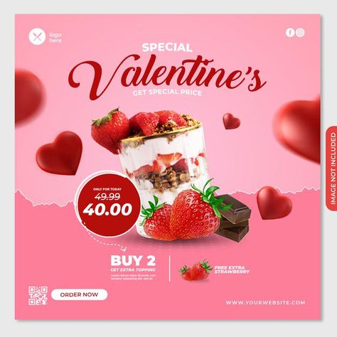 Valentines Day Campaign Social Media, Valentines Day Creative Ads Social Media, Valentines Social Media Posts, Valentines Day Post Social Media, Valentines Marketing Ideas, Valentines Day Social Media Posts, Valentine Social Media Post, Valentine Instagram Post, Valentine Social Media