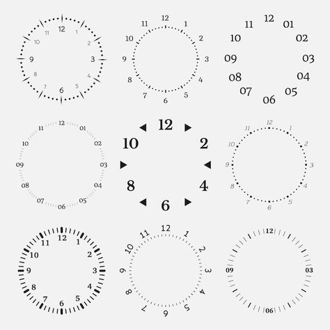 Clock112 | Premium Vector #Freepik #vector #clock-face #clock-dial #clockwise #wall-watch Wall Watch, Psd Icon, Clock Face, Vector Photo, Premium Vector, Graphic Resources, Clock, Photo And Video, Wall