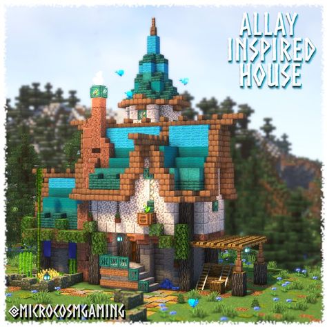 This little build is inspired by the humble little friend the Allay. Somewhat fantasy style with medieval elements. Leave a like to support me if you like it:)

Textures - Default HD, Vanilla Tweaks Bushy Leaves.
Shaders - Complimentary

Full Tutorial on the YT Channel for those who would like it in their world. Allay Minecraft, Minecraft Allay, Minecraft Steampunk, Flat World, Minecraft Medieval, Cute Minecraft Houses, Fantasy Style, Amazing Minecraft, Minecraft Inspo