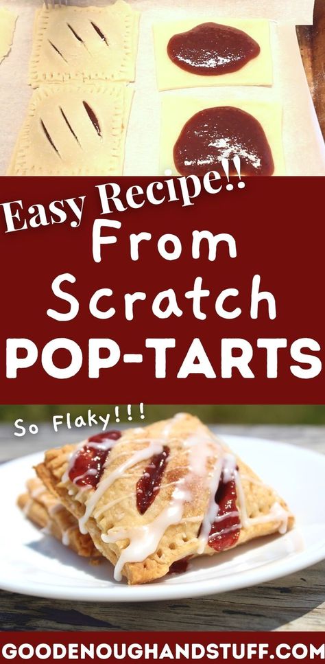 Agarita Berries | How to Make Homemade Pop-tarts - Good Enough And Stuff Easy July 4th Desserts, Costco Muffins, Berry Filling, Homemade Pop Tarts, Easy Pie Crust, Printable Recipes, Raspberry Cookies, Tart Filling, Berry Recipes