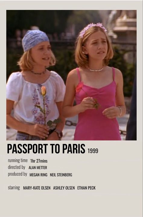 Olsen Twins Movies, Passport To Paris, Paris Movie, Girls Night Movies, Quote Movie, Freetime Activities, Paris Video, Pretty Movie, Movies To Watch Teenagers