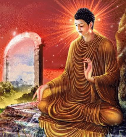 Mahavira Buddha GIF - Mahavira Buddha - Discover & Share GIFs Buddha Peace, Arte Yoga, Reclining Buddha, Amitabha Buddha, Art Buddha, Buddha Life, Buddha Art Painting, Lotus Pose, Chinese Mythology