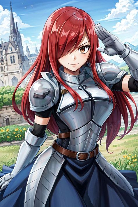 #fanfiction Erza Wallpaper, Erza Cosplay, Fairy Tail Female Characters, Erza Et Jellal, Mirajane Fairy Tail, Erza Scarlett, Fairy Tail Erza Scarlet, Fairy Tail Comics, Fairy Tail Pictures