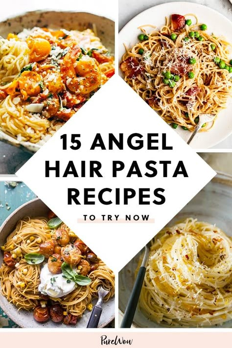 Recipes Using Angel Hair Pasta, Shrimp And Angel Hair Pasta Recipes, Angel Hair Pasta Recipes Easy, Angelhair Pasta Recipes, Angle Hair Pasta Recipes, Angel Hair Recipes, Chicken Angel Hair Pasta, Angel Hair Pasta Salad, Angel Hair Noodles