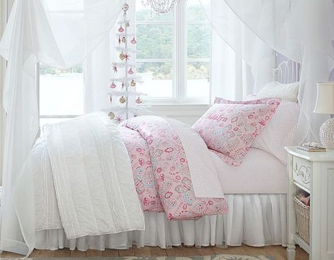 I love the Pottery Barn Kids Kristin Butterfly on potterybarnkids.com Butterfly Pottery, Room Ideas Inspiration, Girls Room Ideas, Girls Rooms, Deco Originale, Girl Beds, Kids Interior, Big Girl Rooms, Baby Furniture