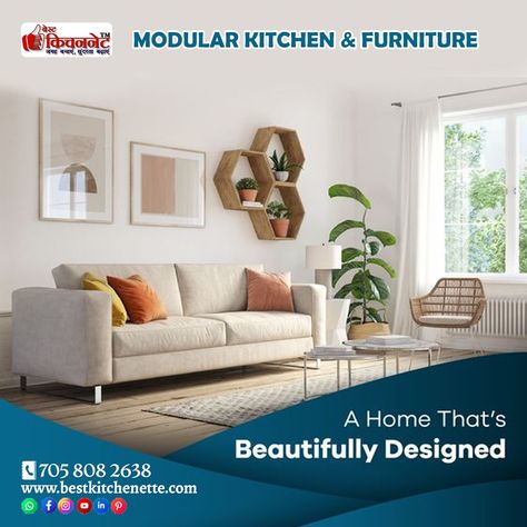 Stunning home furniture: stylish, functional, customizable. Find perfect designs for any space and budget. 🤩 📞 Call/WhatsApp: +91 8793712260 🌐 Website: www.bestkitchenettes.com #bestkitchenette #furniture #trendingpost #kitchen #sofafurniture #luxuryhome #decoracion #sofafurniture #sofadecor #livingroominterior #BudgetFriendly ( Kitchen Decor, Modular Kitchen, Kitchen interior, Complete kitchen Design, Trending kitchen design ) Interior Design Magazine Layout, Building Ads, Luxury Ads, Complete Kitchen Design, Company Interior, Interior Designers In Delhi, Hotel Ads, Mirror Interior Design, Real Estate Advertising