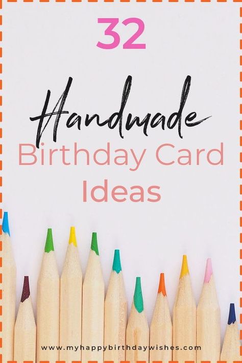 These days it's easy to send birthday greetings via social media and email. However, if you want to make someone feel special, we have 32 homemade birthday card ideas and images to give you some inspiration for birthday greetings. Why not try one of our homemade birthday cards for friends? Everyone loves handcrafted cards. #myhappybirthdaywishes #homemadebirthdaycardideas #birthdaygreetings #uniquebirthdaycardideas #handcrafted birthday cards Best Birthday Card Ideas For Best Friend, Handcrafted Birthday Cards, Simple Birthday Cards For Men Handmade, Birthday Card Ideas For Men Handmade, Diy 70th Birthday Card, Diy Greeting Cards Ideas Birthday, Diy Cards Handmade Happy Birthday, Home Made Cards Ideas Simple, 50th Birthday Card Ideas For Men