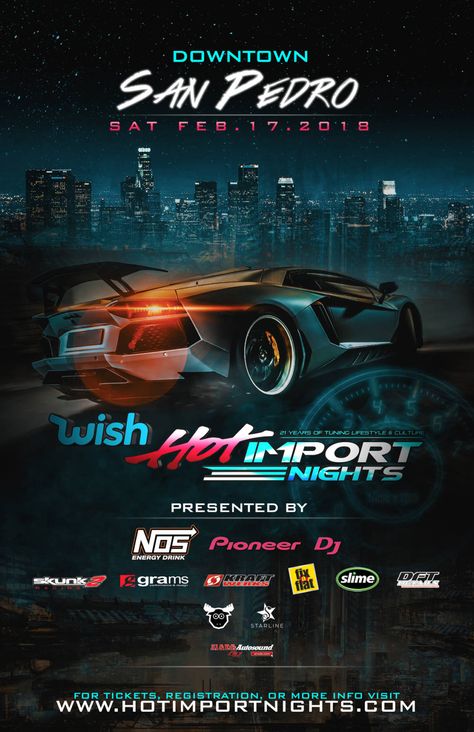 Hot Import Nights – cars, models, music and lifestyle events Event Poster Inspiration, Cars Models, Car Advertising Design, Proposal Design, Music Fest, Sports Graphics, Sports Graphic Design, Car Advertising, Car Posters