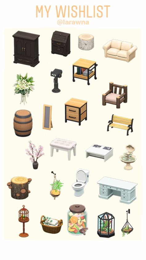 Acnh Cottagecore Furniture List, Acnh Furniture List, Acnh Furniture Wish List, Animal Crossing Furniture List, Acnh Items Wishlist, Animal Crossing Items List, Animal Crossing Wishlist, Acnh Items List, Acnh Wisteria