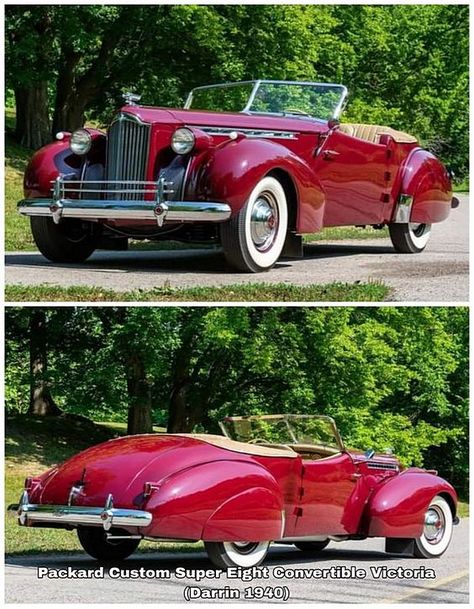 1940 Packard Custom Super Eight English Style Interior, Packard Cars, Vintage Automobiles, Cars Usa, Cars Vintage, Classic Sports Cars, Classy Cars, Fancy Cars, Oldies But Goodies