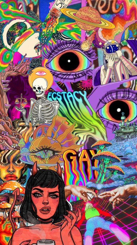 life is a fucken trip✨🧞‍♀️💗 #trippy #shufflefyp #shuffleinspo #vibes #art #collageart #lsd #trippyaesthetic #hippievibes #aesthetic #psychedelics #wallpaper Vibes Art, Your Aesthetic, Creative Energy, Life Is, Energy, Art