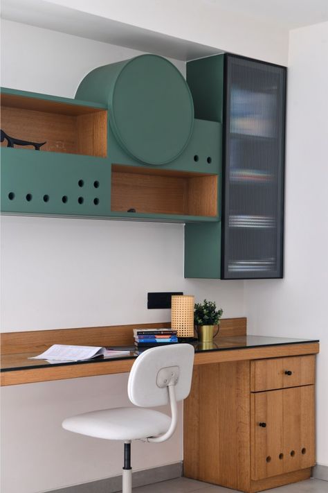 Latest Study Table Designs, Teen Bedroom Layout, Unique Table Decorations, Partition Designs, Kids Workspace, Series Painting, Study Table Designs, Room Concept, Kids Study Table