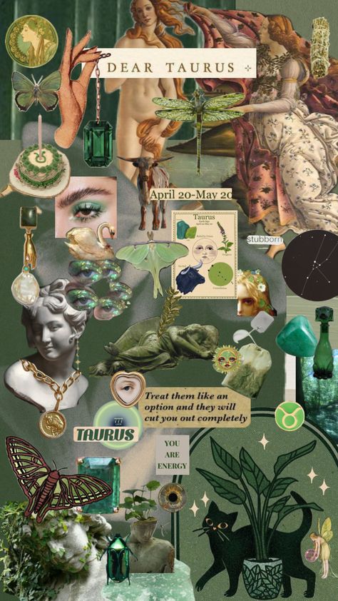 Taurus Mood Board Taurus + Core + Aesthetic, Taurus Mood, Taurus Wallpaper, Taurus Quotes, + Core + Aesthetic, Textiles Fashion, Aesthetic Iphone Wallpaper, Star Signs, Mood Boards