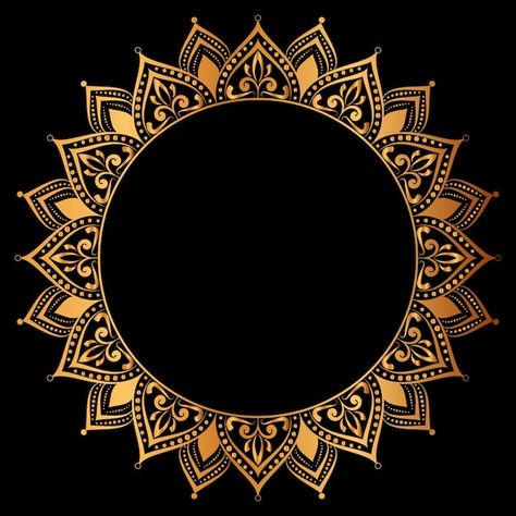 Logos, Islamic Circle Frame Png, Design Circle Pattern, Circle Design For Project, Golden Circle Logo, Images For Cover Photo, Mandala Background Wallpapers, Circle Photo Frame, Circle Frame Design