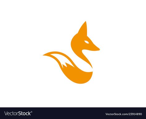 Fox Head Logo, Fox Tail, Wolf Tail, Heads And Tails, Fox Head, Fox, Vector Images, Vector Free, Logo Design