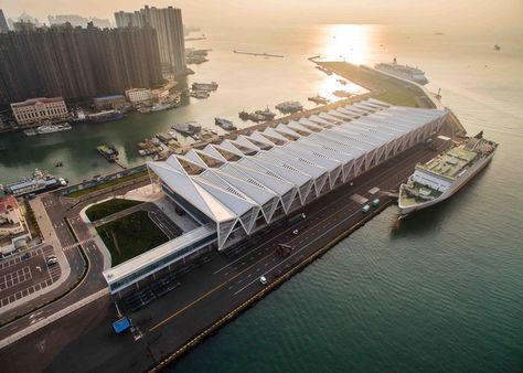 Cruise Terminal, Studio 17, Airport Design, Coastal City, Yacht Rental, Bus Terminal, Coastal Cities, Building Structure, Bus Station