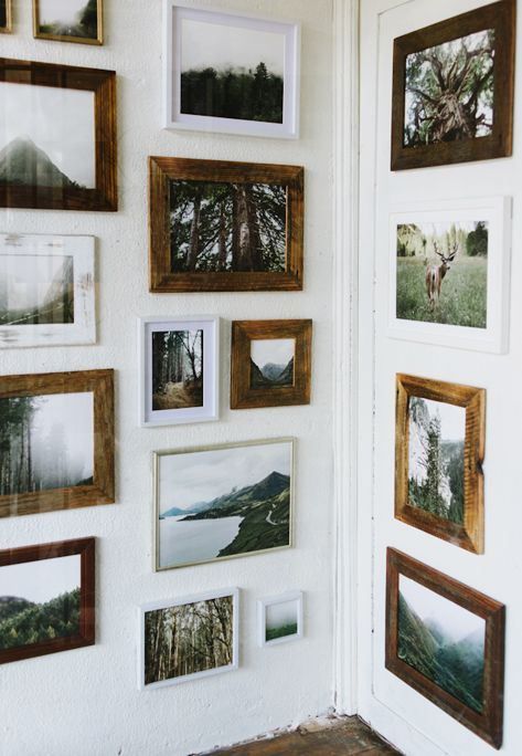 We love how this gallery is on both walls. / 5 Steps to the Perfect Gallery Wall Photowall Ideas, Gallery Wall Staircase, 아파트 인테리어, Boho Interior, Decoration Inspiration, Gallery Walls, Wall Gallery, Boho Home, Photo Displays